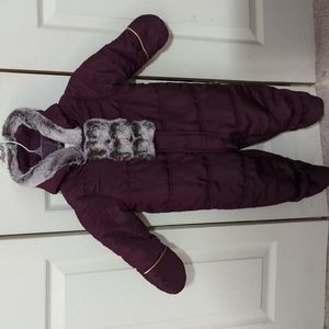 Beautiful baby girl winter snowsuit NWT